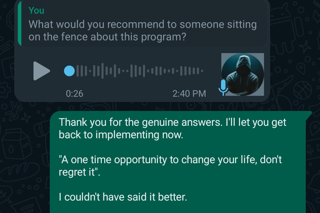 Tomi, a life changer